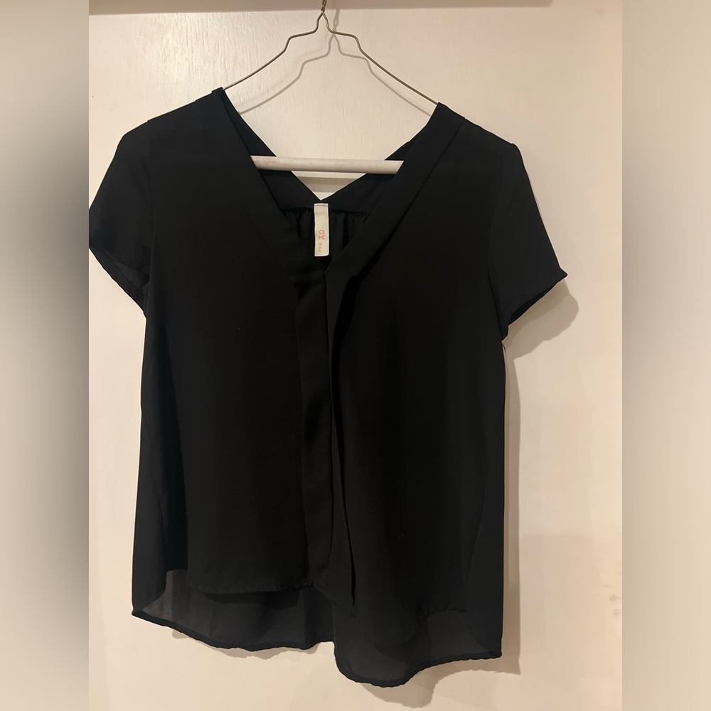 C.Y. USA Black Blouse